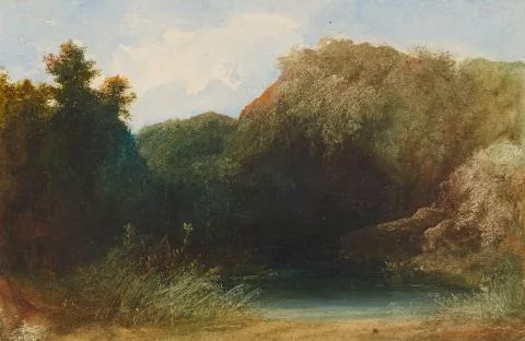 Carl Spitzweg — Weiher im Walde
