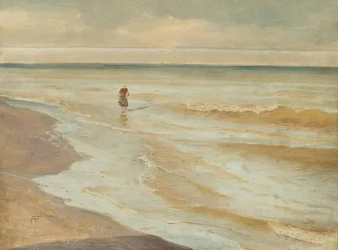 Andreas Achenbach — Strand bei Scheveningen