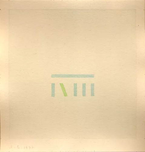 Antonio Calderara — Sans titre, 1977
