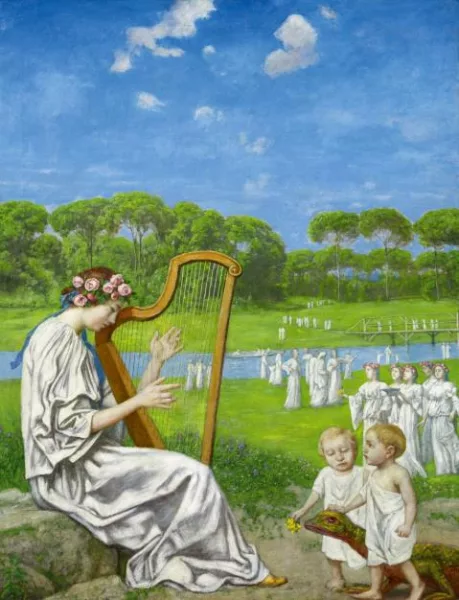 Hans Thoma — Frühlingsmelodie
