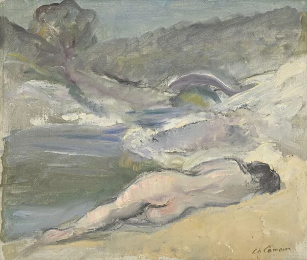 Charles Camoin — "Nu au bord de la rivière (Douchka)"