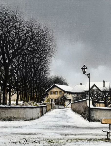Jacques Deperthes — Rue de village,