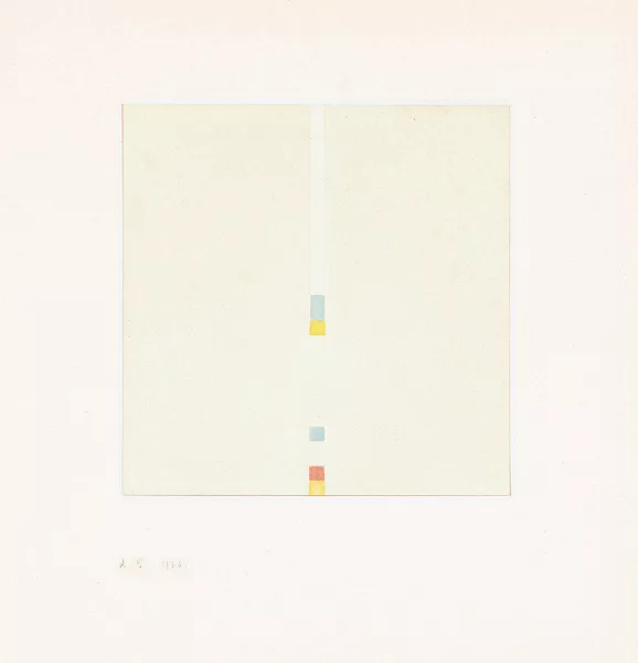 Antonio Calderara — Senza titolo, 1966