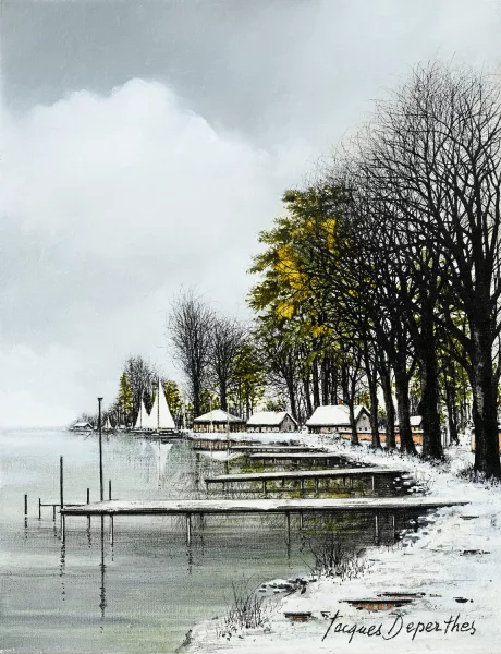 Jacques Deperthes — Sur les bords du lac Léman