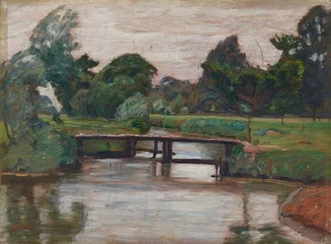 Otto Modersohn — Landschaft an der Wümme