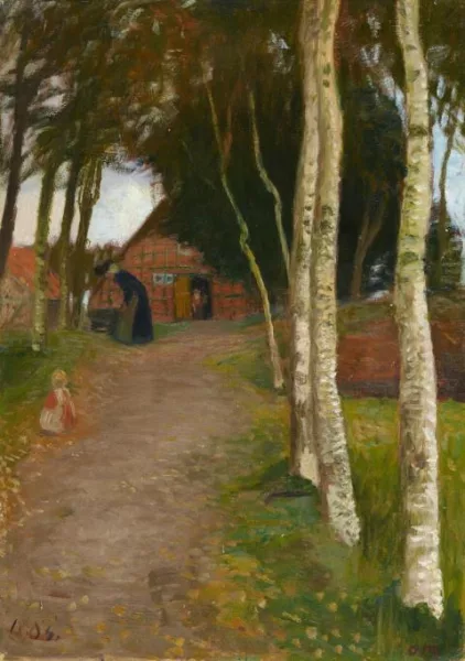 Otto Modersohn — In Worpswede