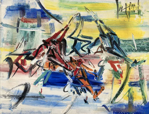 Eugène Paul — "Le saut de la rivière",