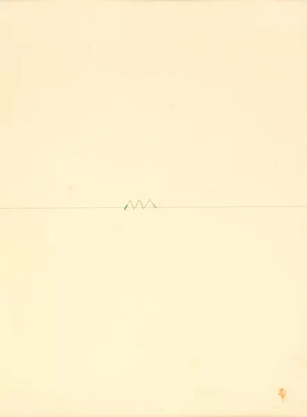 Richard Tuttle — Number 5, Horizon and Back, 1977
