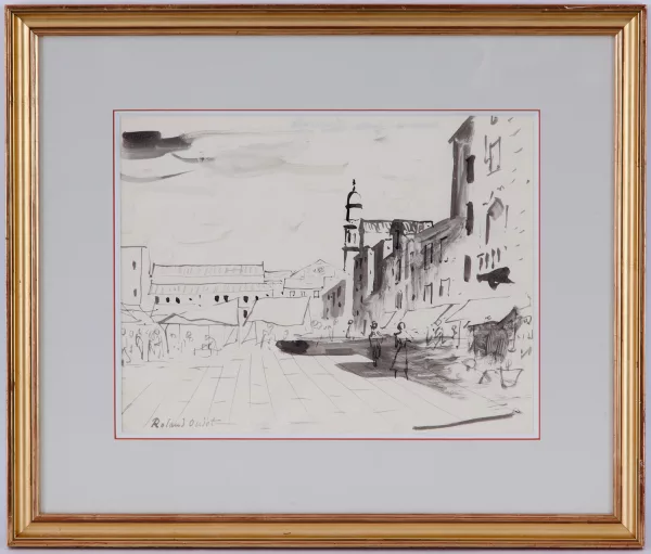Roland Oudot — "Marché à Santa Margherita"