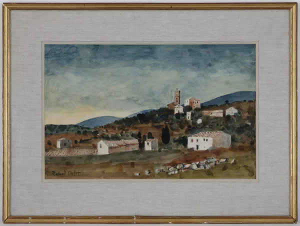 Roland Oudot — Paysage à Eygalières