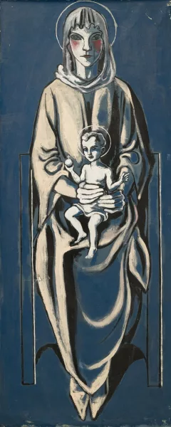 Rudolf Schlichter — Madone et enfant et Femme et enfant