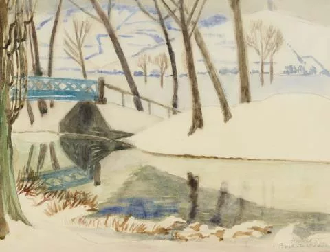 Erich Heckel — Bach im Winter