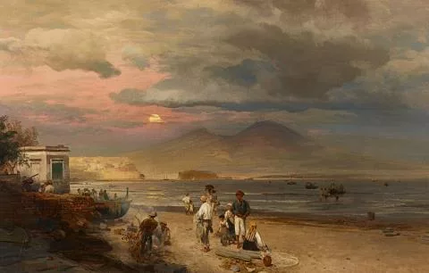 Oswald Achenbach — Golf von Neapel