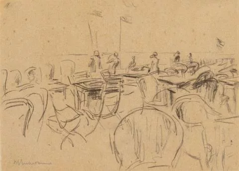 Max Liebermann — Strandterrasse in Noordwijk