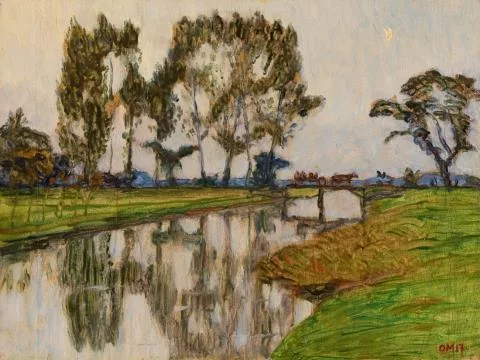 Otto Modersohn — Flusslandschaft