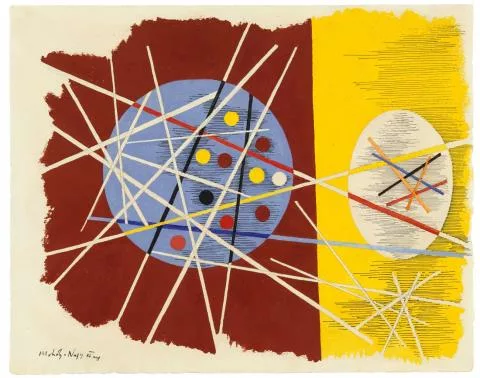 László Moholy-Nagy — Watercolor N° 2