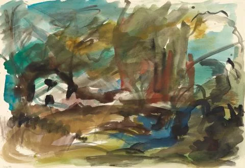 Per Kirkeby — Ohne Titel (Læsø)