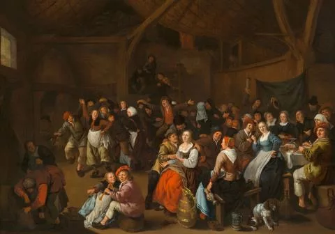 Jan Miense Molenaer — Bauernhochzeit