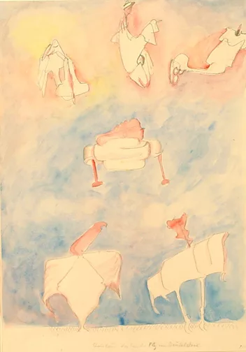 Maria Lassnig — Stammbaum der Familie Fly von Beutelstroke, 1979