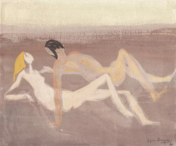 Jacques Berger — Couple allongé