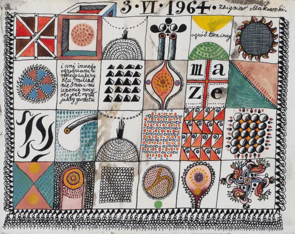 Zbigniew Makowski — Sans titre, 1964