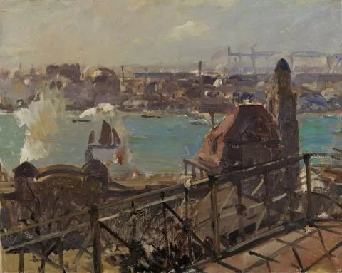 Ulrich Hübner — Aus dem Hamburger Hafen