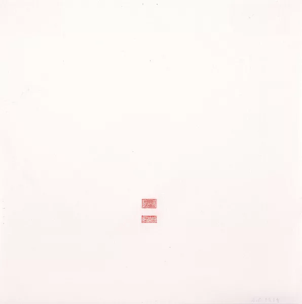 Antonio Calderara — 2 Zeichnungen: Senza titolo, 1969 (2)