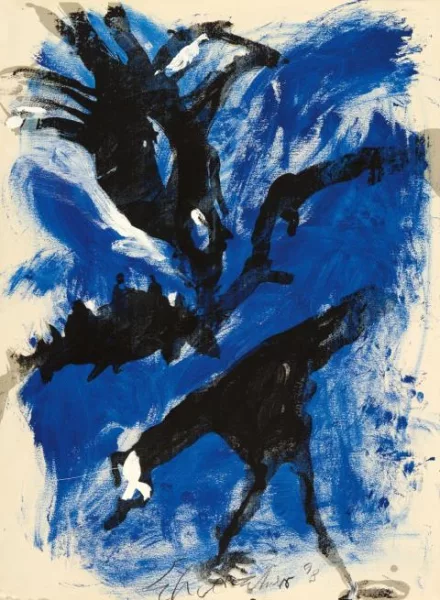 Emil Schumacher — Bergdohlen B 24