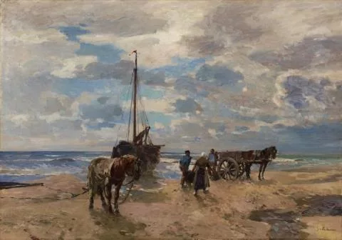 Gregor von Bochmann — Fischer am Strand