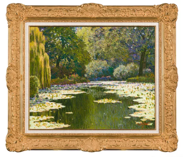 Luc Didier — "Nénuphars à St-André de Cubzac (Gironde)"