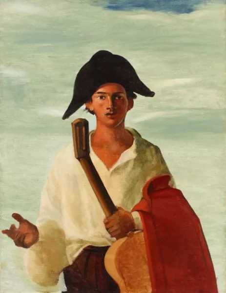 André Derain — Arlequin tenant une guitare