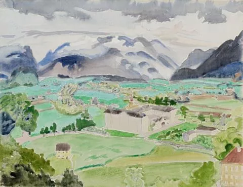 Erich Heckel — Blick in die Ebene