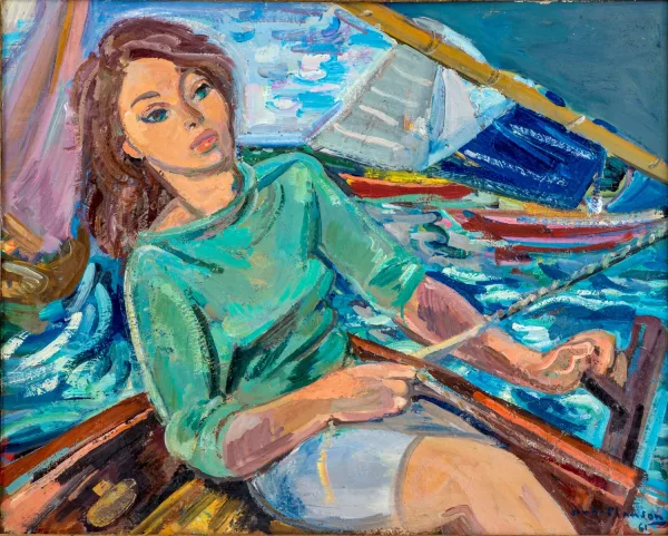 André Planson — Portrait de Maria Calvi,
