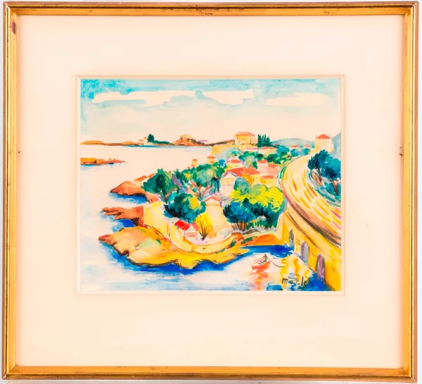 Élisée Maclet — La corniche près de Marseille"