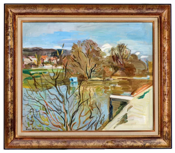 André Planson — Le quai des moulins à La ferté