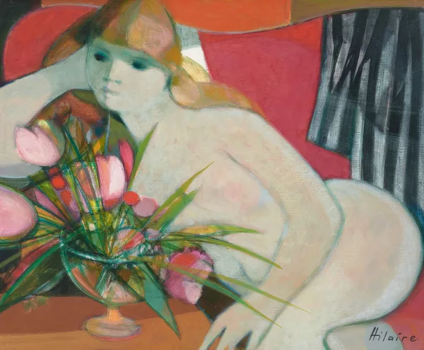 Camille Hilaire — Nu au canapé