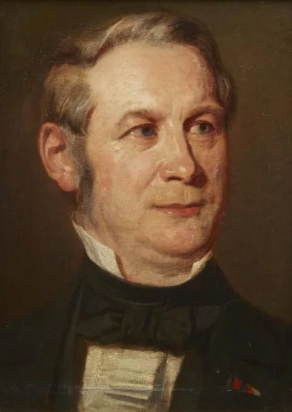Erich Correns — Portrait des Dombaumeisters Ernst Friedrich Zwirner