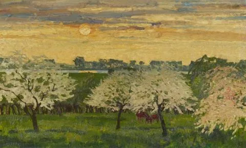 Max Clarenbach — Obstblüte am Niederrhein