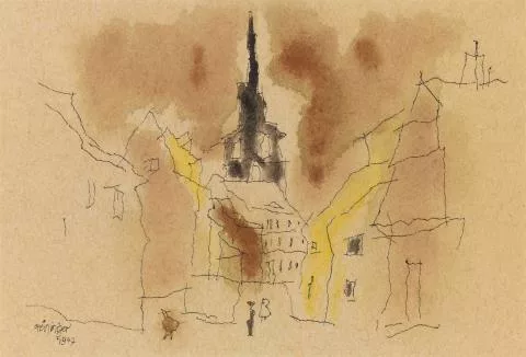 Lyonel Feininger — Erfurt