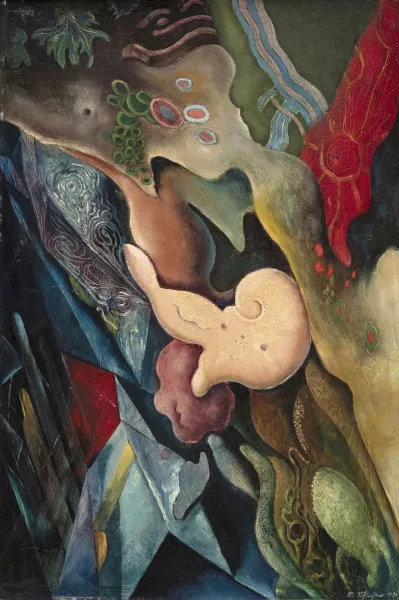 Rudolf Schlichter — Composition surréaliste