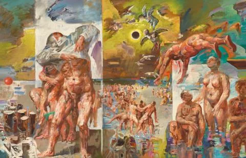Willi Sitte — Strandszene
