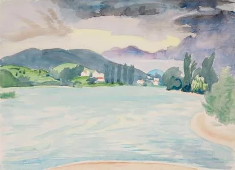 Erich Heckel — Donaulandschaft