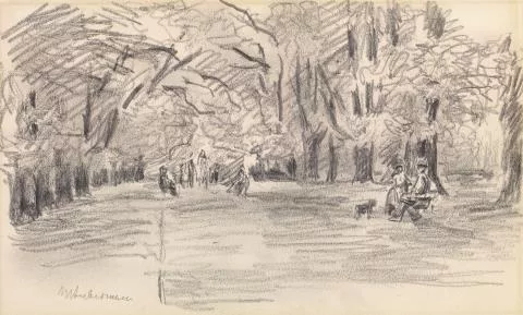 Max Liebermann — Allee - "Im Park"