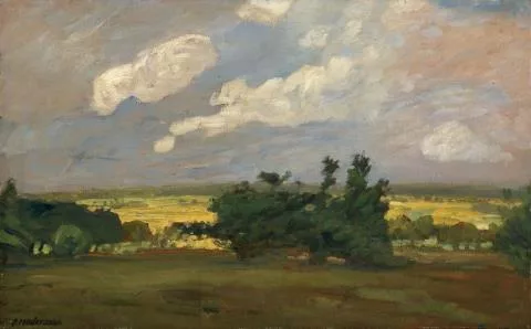 Otto Modersohn — Blick vom Weyerberg