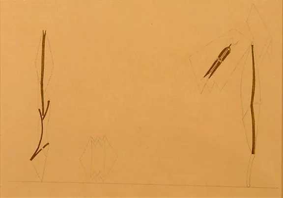 Mimmo Paladino — Tre pescatori minacciati da una cometa, 1981