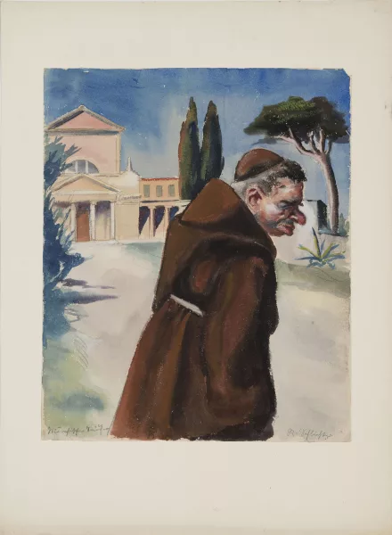 Rudolf Schlichter — Le Moine aveugle