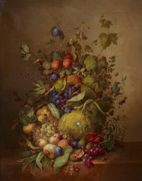Cornelis Johannes van Hulsteijn — Stillleben mit Früchten