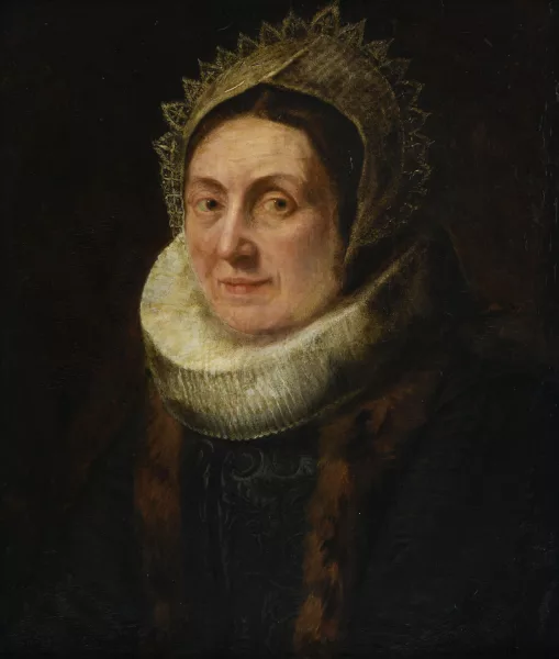 Pierre Paul Rubens — Suiveur de Peter Paul Rubens — Portrait d'une élégante