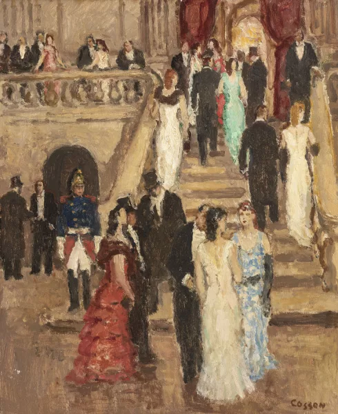 Jean Louis Marcel Cosson — Le foyer de l'Opéra