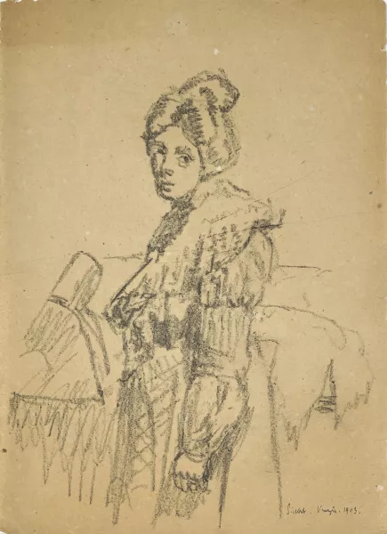 Walter Sickert — Portrait de femme, 1903,